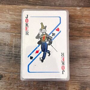 Patriotic USA Flag Poker Playing Cards Deck in Plastic Case Style#1313003